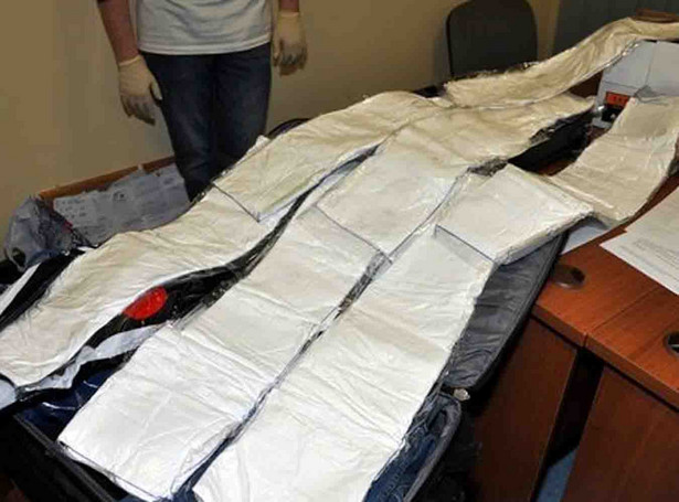 11 kilogramów kokainy na Okęciu