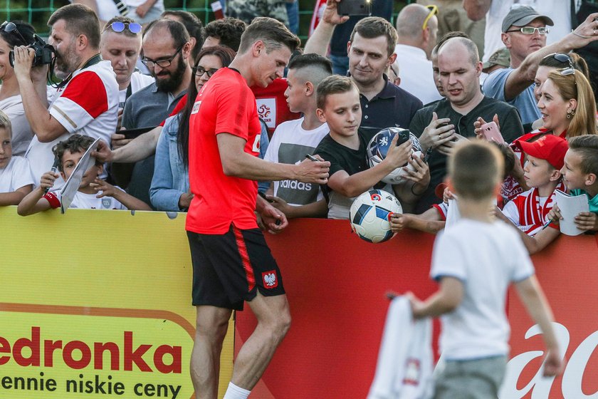 Pilka nozna. Reprezentacja Polski. Zgrupowanie w Arlamowie. Trening. 05.06.2018