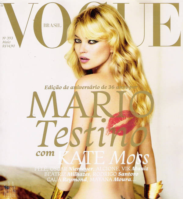 Kate Moss w obiektywie Mario Testino w najnowszym "Vogue'u"