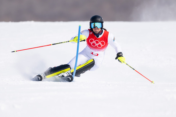 Szwedzka narciarka alpejska Sara Hector, mistrzyni olimpijska w slalomie gigancie z Pekinu