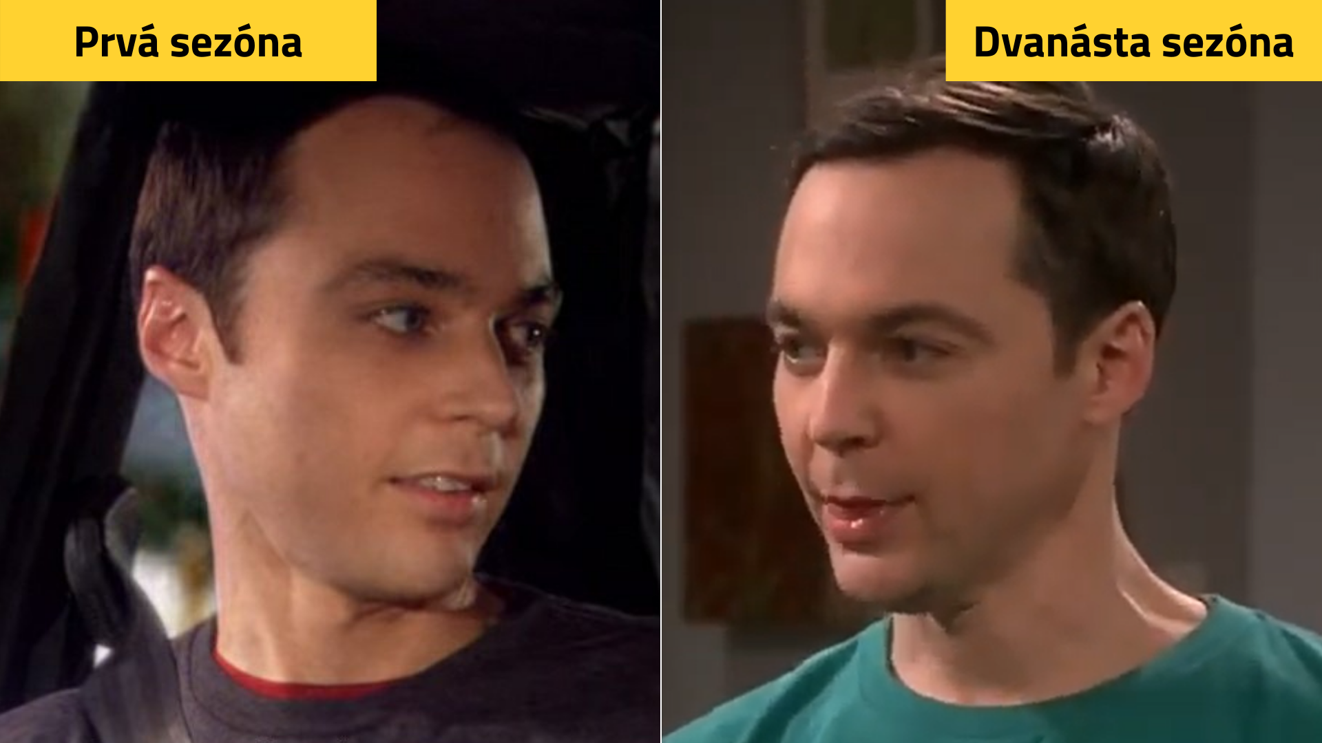 Ako sa zmenil Jim Parsons?