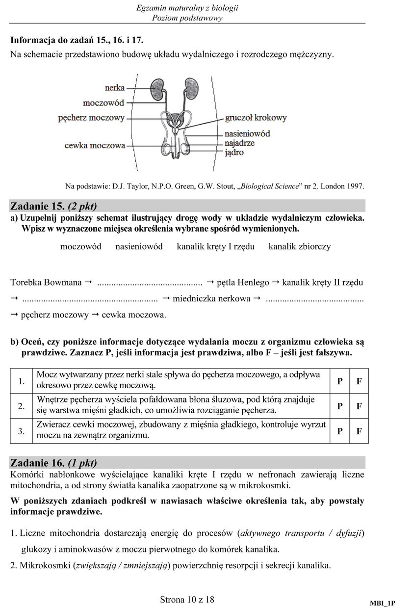 Matura 2017 biologia. Arkusze maturalne CKE