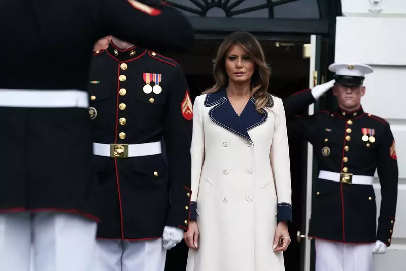 Melania Trump w Warszawie, 2017 / Alex Wong / GettyImages 