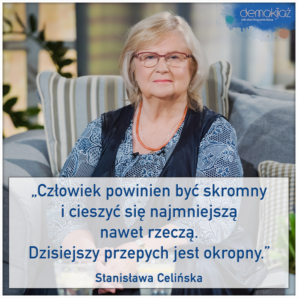 Stanisława Celińska w programie "Demakijaż"