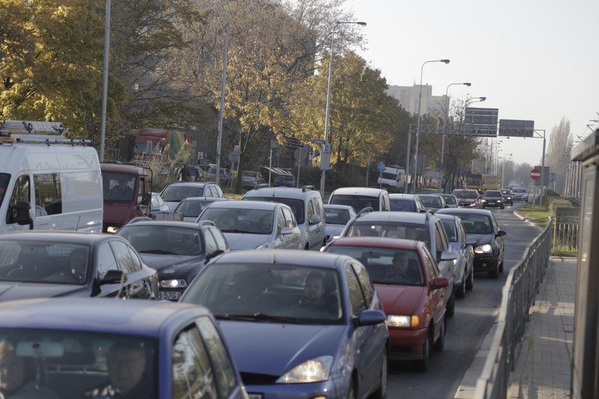 Korek na ul. Ślężnej we Wrocławiu