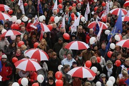 WARSZAWA DEMONSTRACJA ZNP