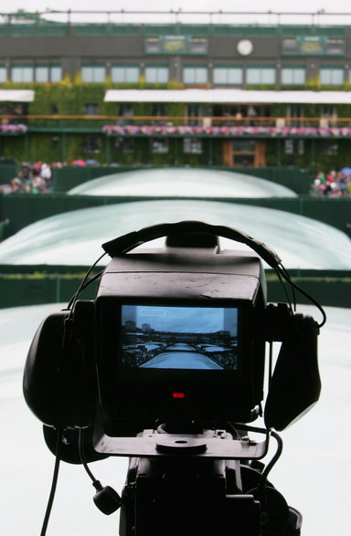 Kamera telewizyjna na Wimbledonie