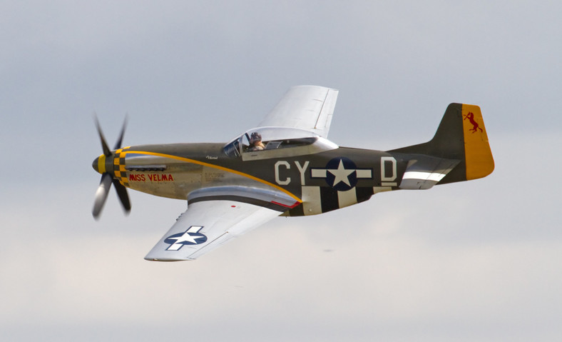 P-51 w locie