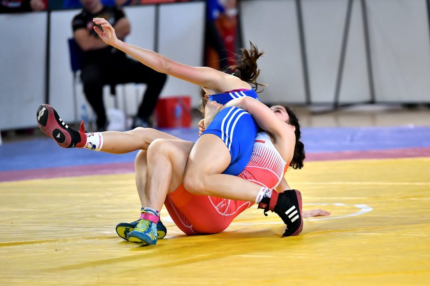 Poland Open: finał kat. 50 kg – Anna Łukasiak (czerwony) i Nikola Dytrych