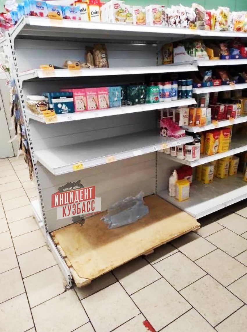 Hrana razgrabljena u ruskim marketima