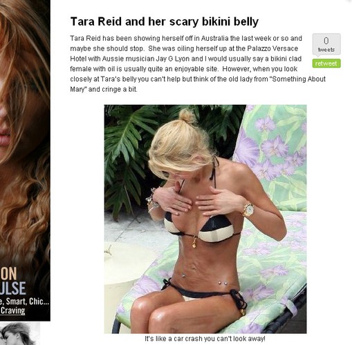 Tara Reid przesadziła z operacjami plastycznymi brzucha