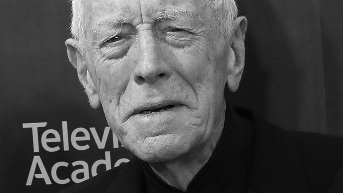 Max von Sydow nie żyje. Śmierć aktora potwierdziła jego żona