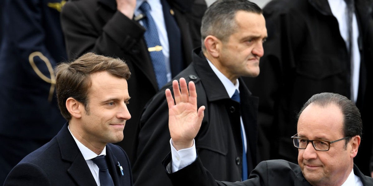 Macron jest ósmym prezydentem V Republiki Francuskiej