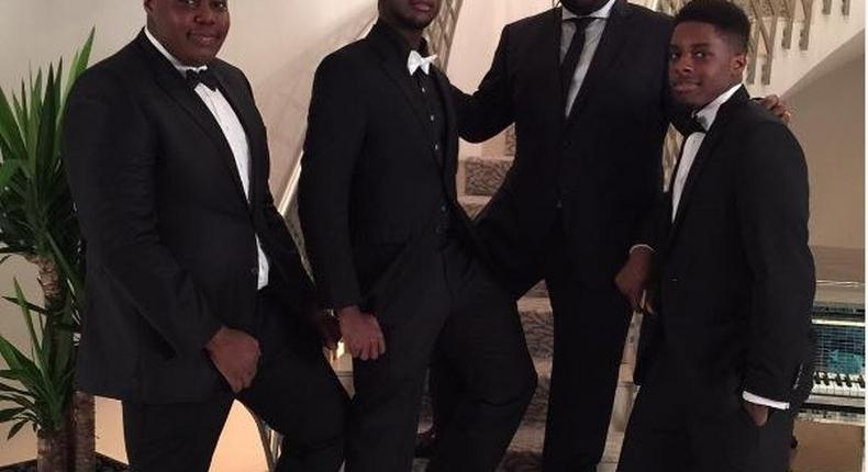 Dele Momodu and sons