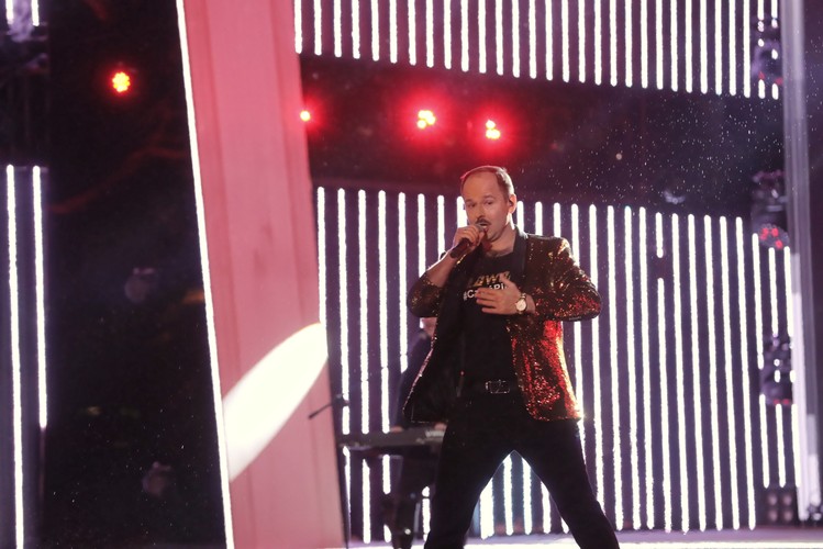 Sławomir podczas Sylwestra z Dwójką w Zakopane