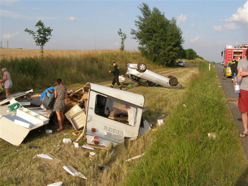 Groźny wypadek w Paczkowie (woj. opolskie)