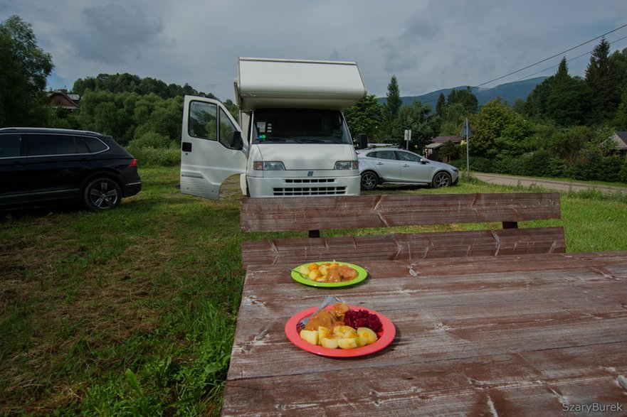 Kamperem na dziko w Bieszczady