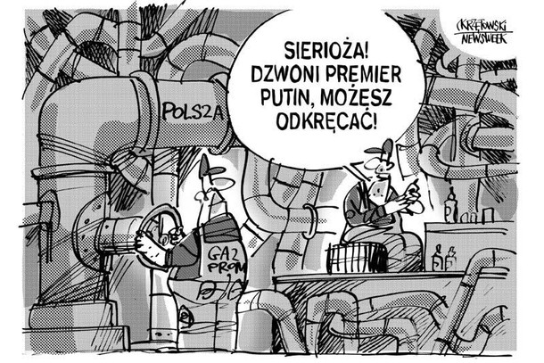 Dzwoni premier Gaz umowa gazowa Putin