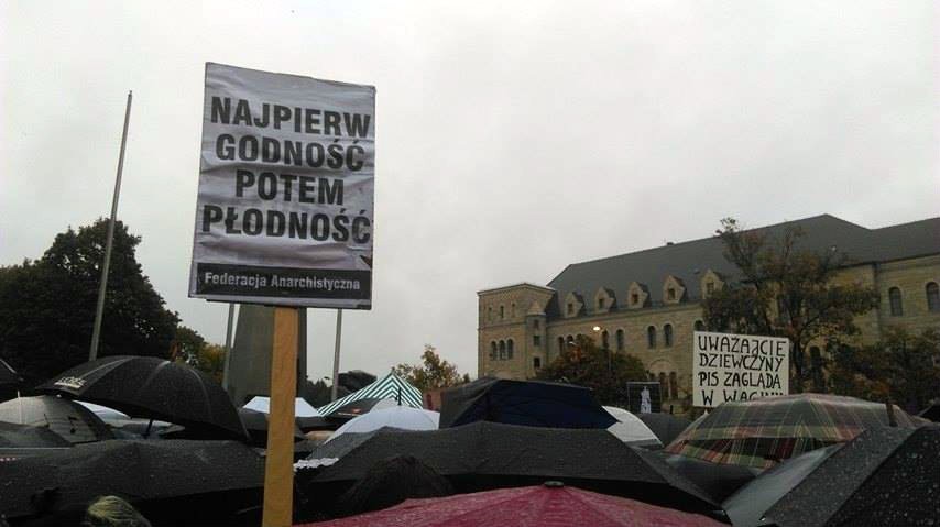 Czarny protest w Poznaniu