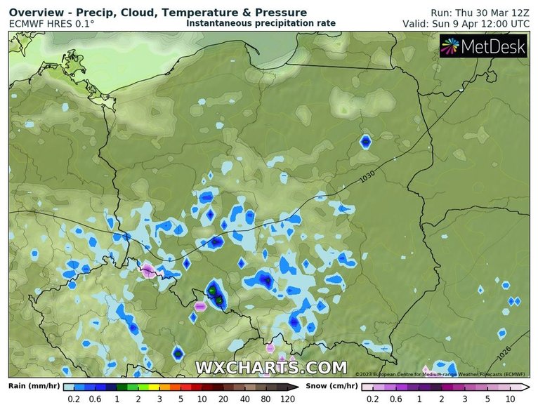 Na pogodę w kratkę możemy również liczyć w okolicach Wielkanocy