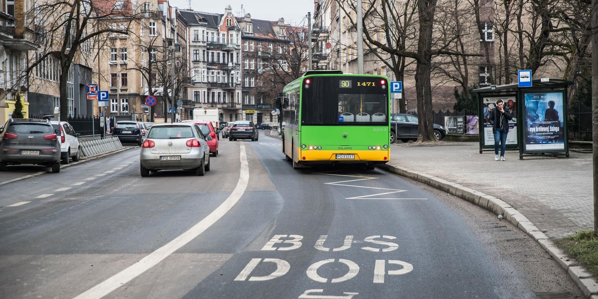 Zdaniem urzędników miejskich buspasów wciąż jest w Poznaniu za mało