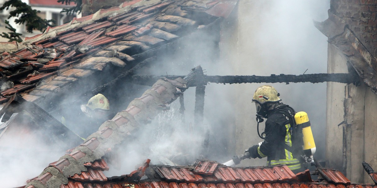 Pożar w Krakowie. Nie żyje staruszka.