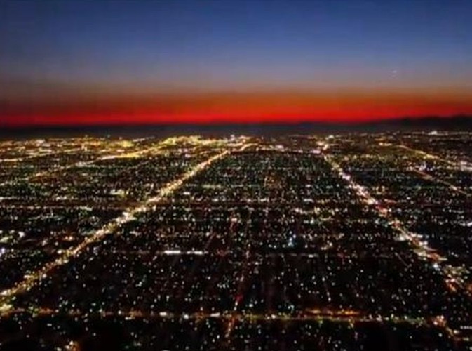 Los Angeles z lotu ptaka