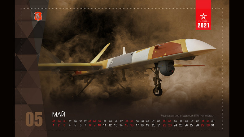 Uzbrojenie rosyjskiej armii - kalendarz na maj 2021 r.