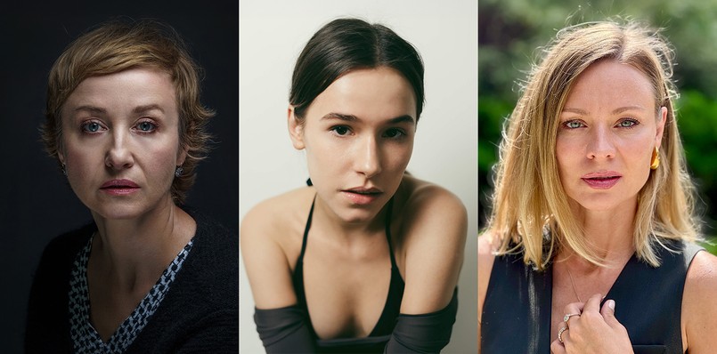 Gabriela Muskała, Wiktoria Kruszczyńska i Magdalena Boczarska