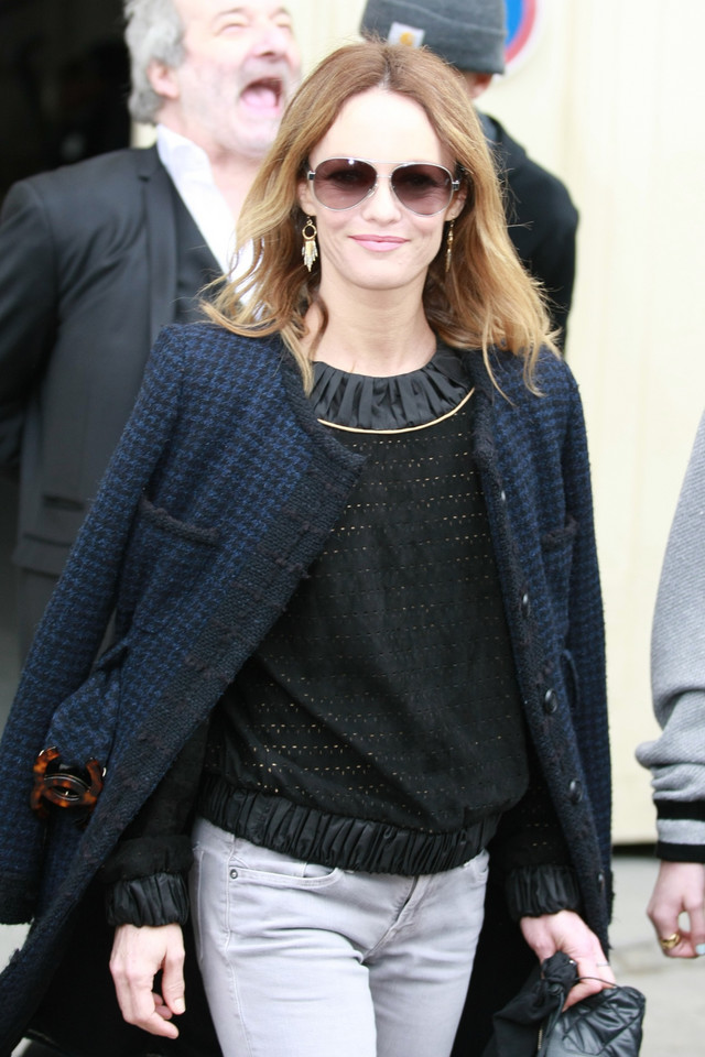 Vanessa Paradis i Lily-Rose Depp na Paris Fashion Week