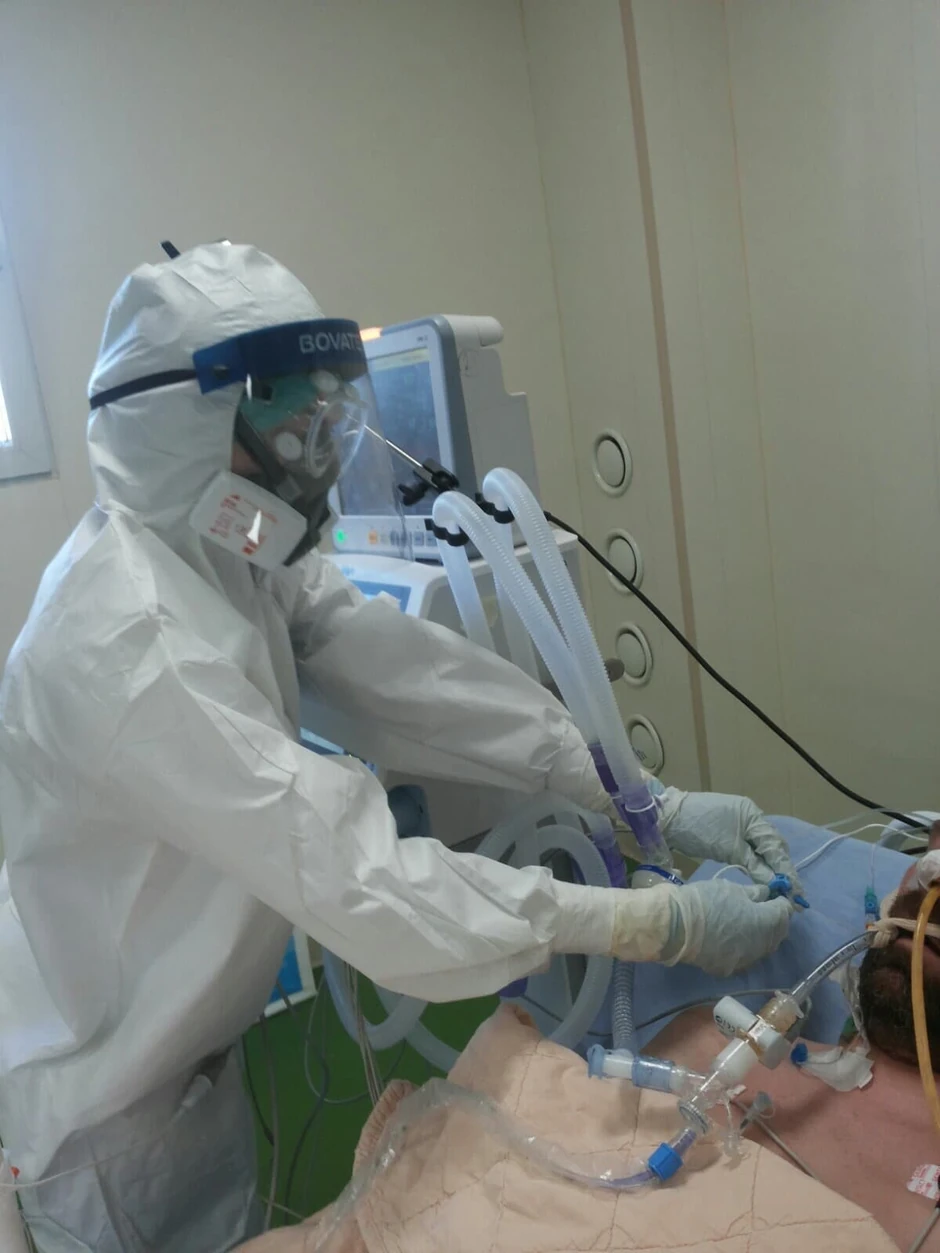 Anesteziololozi klinike za anesteziju i intenzivnu terapiju u kovid bolnicama KC Niš