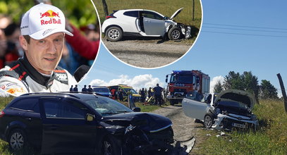 Nadeszły straszne wieści ws. kierowcy, którego auto zderzyło się z rajdówką Sebastiana Ogiera