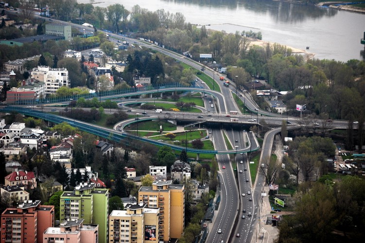 Ślimak mostu Łazienkowskiego