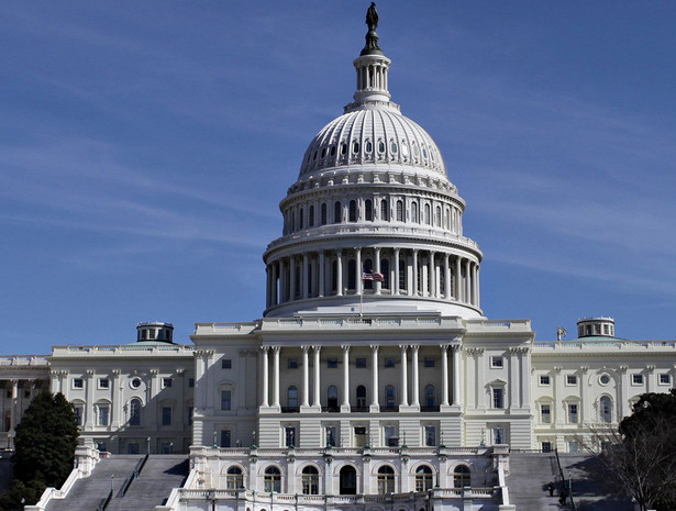 Budynek Kongresu na Capitol Hill w Waszyngtonie.