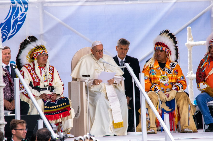  Papież Franciszek w Kanadzie, 25 lipca br.