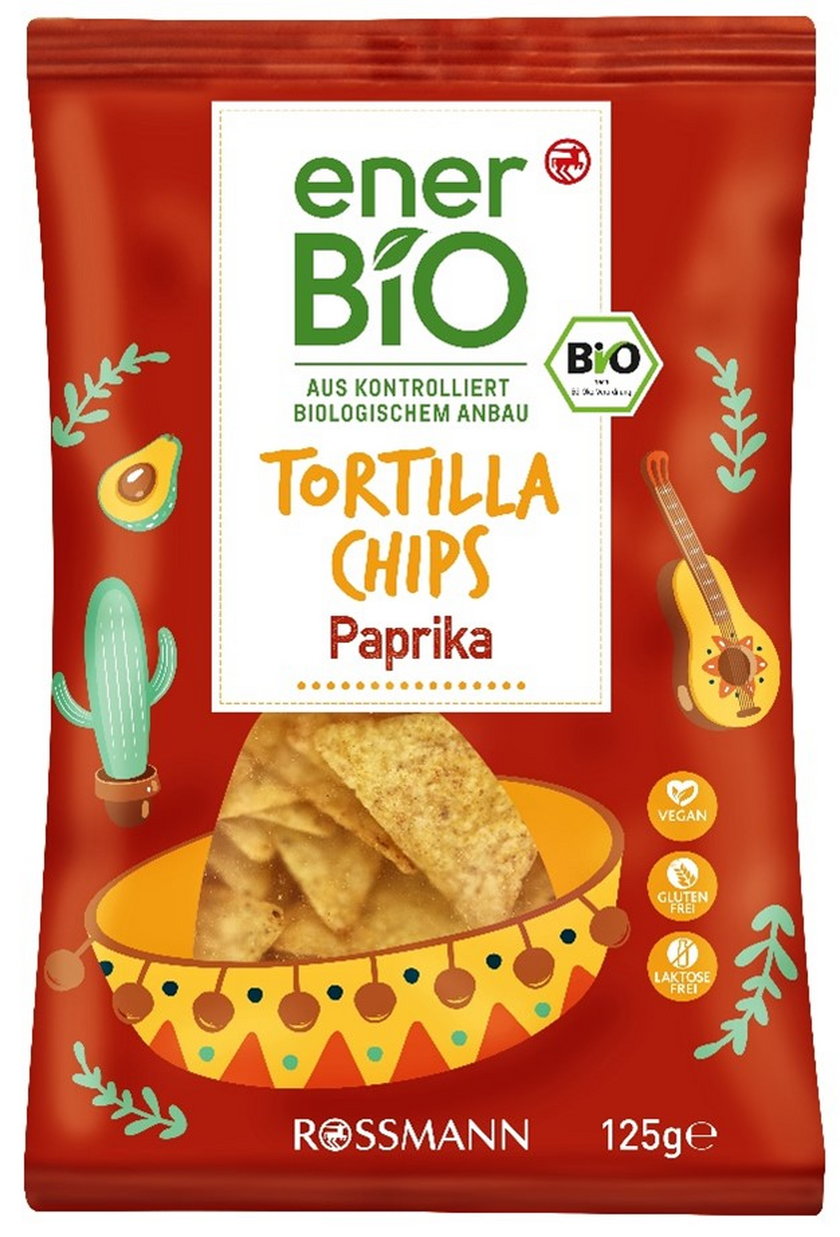 Chipsy kukurydziane Tortilla Chips paprika - ostrzeżenie GIS