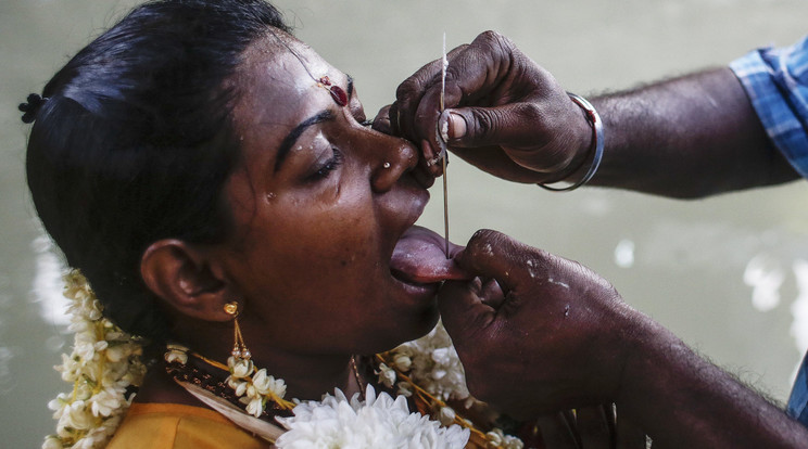 Hindu fesztivál Kuala Lumpurban / Fotó: MTI