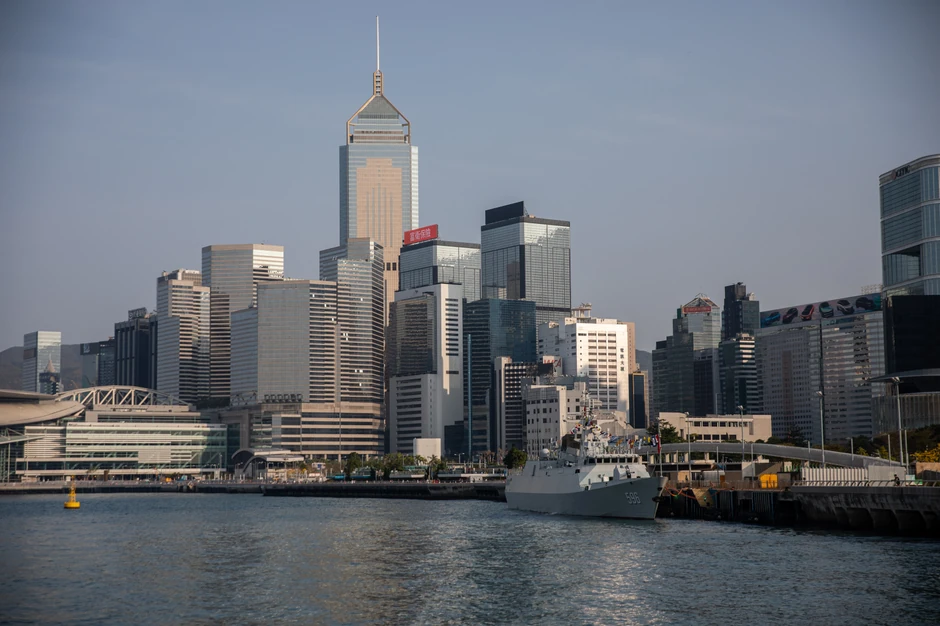 Korveta Huidžou u Hong Kongu