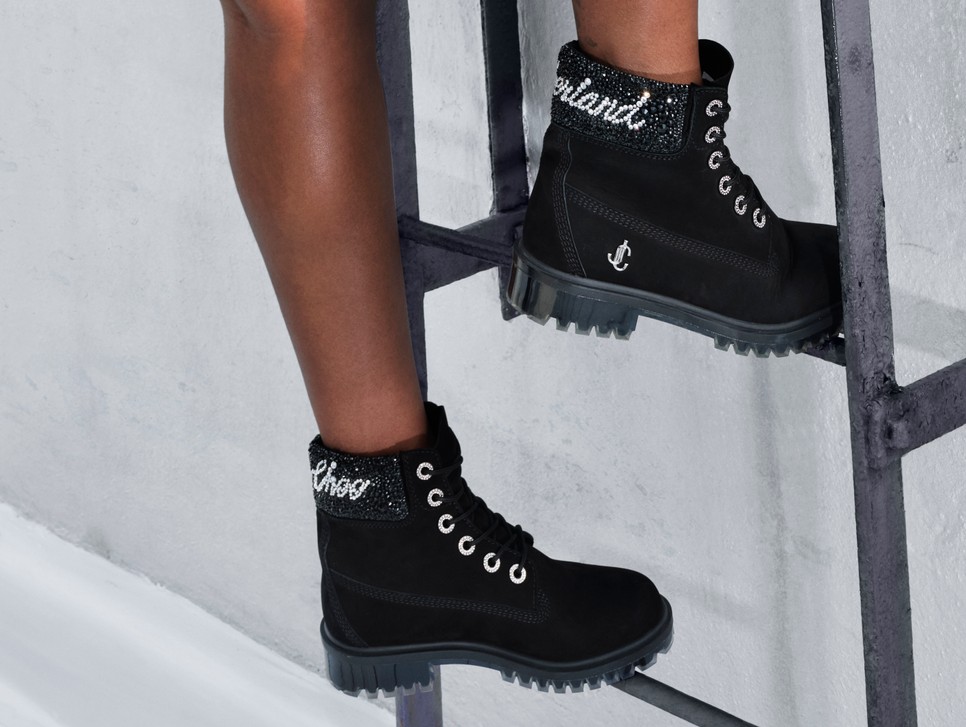 JIMMY CHOO X TIMBERLAND GRAFFITI BOOT 