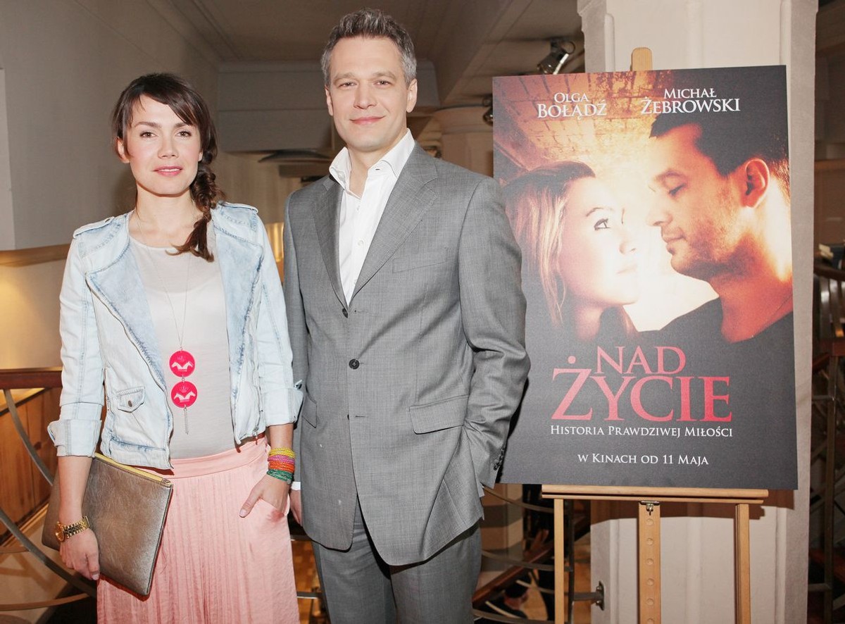Olga Bołądź i Michał Żebrowski