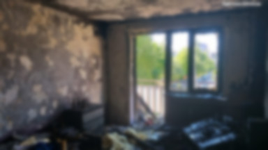 Pożar w mieszkaniu dzielnicowego. Policjanci ruszyli ze zbiórką pieniędzy