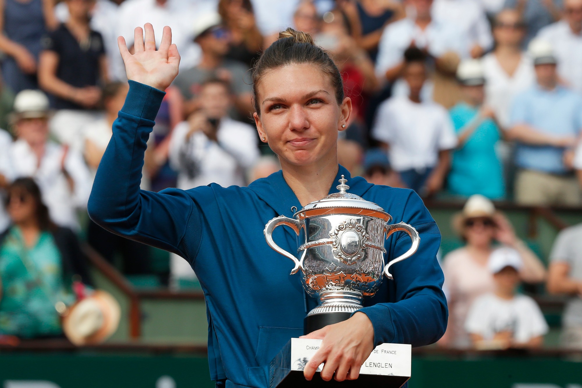 Rumunská tenistka Simona Halepová v roku 2018. 