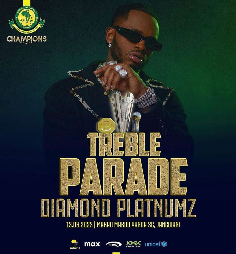 Poster for the Treble Parade Show of Yanga