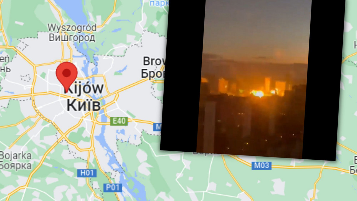 Atak na Kijów. Wybuchy w centrum miasta, Rosjanie atakują dronami [NAGRANIA]
