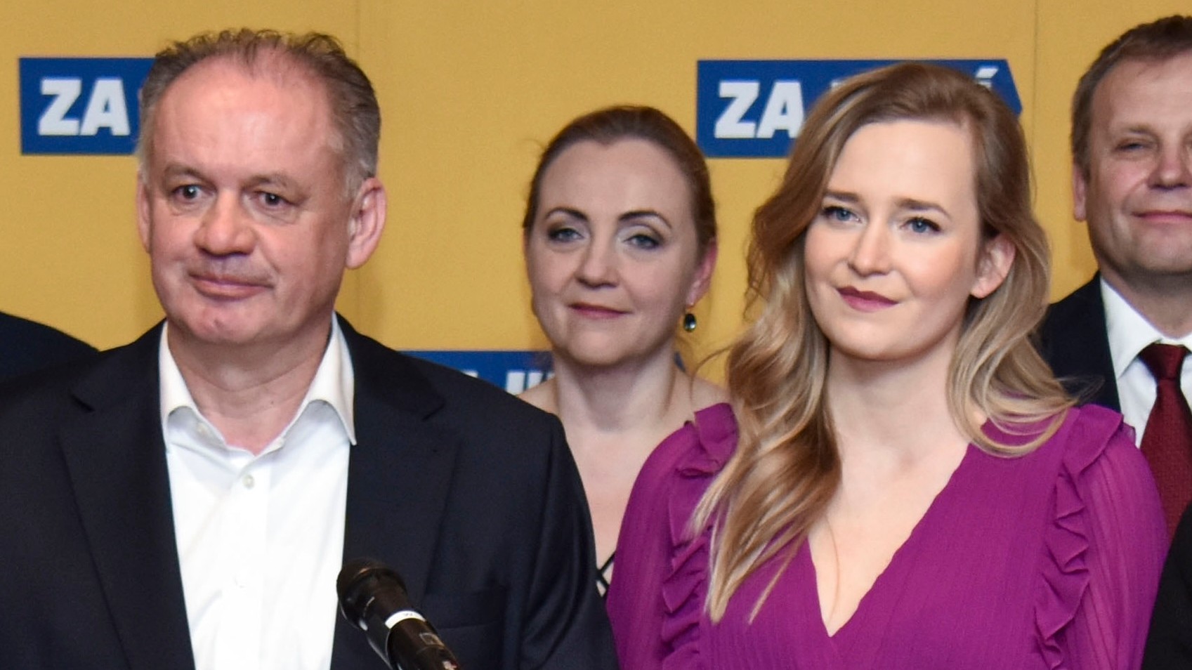 Andrej Kiska a Vladimíra Marcinková. 