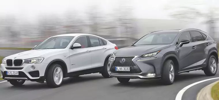 Lexus NX kontra BMW X4 - hybryda kontra diesel