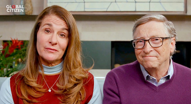 Bill and Melinda Gates.
