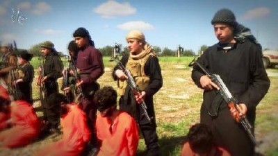 isis syria państwo islamskie terroryści żołnierze karabiny wideo dzieci