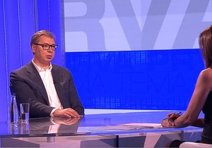 Vučić u emisiji "Prva tema"