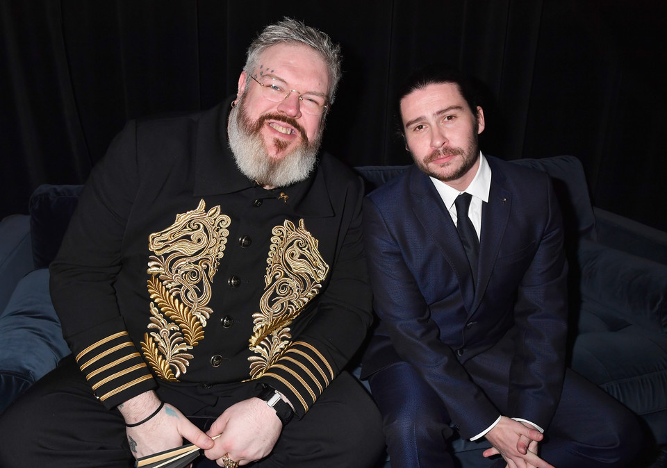 Kristian Nairn (Hodor) i Daniel Portman (Podrick Payne)